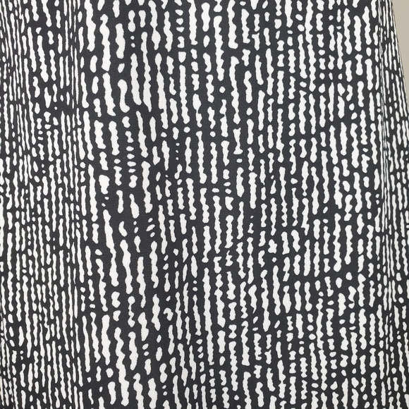 Loft Black & White Patterned Dress - Picture 3 of 7